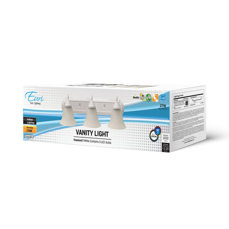 Euri Lighting EIN-VL48WH-1020cec 27 Watt LED Indoor Vanity Light Fixture 2700K 120V