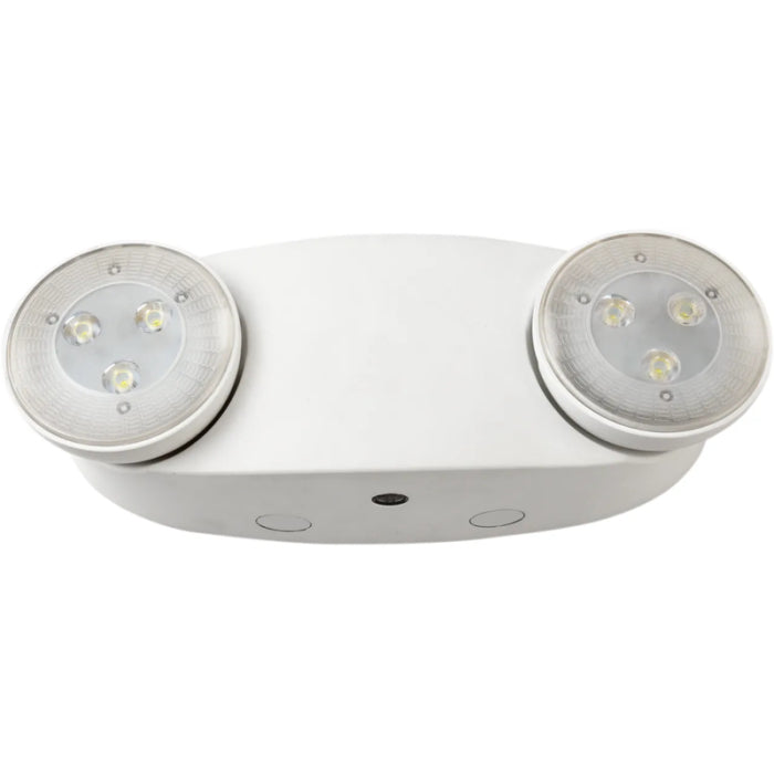 Westgate EL-HO LED 3W x 2 Head Spec Series Emergency Light Fixture Wall Mount White Finish 120-277V