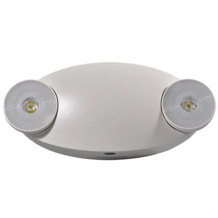 Westgate EL-M2 LED 1W x 2 Head Mini Emergency Light Fixture Wall Mount White Finish 120-277V