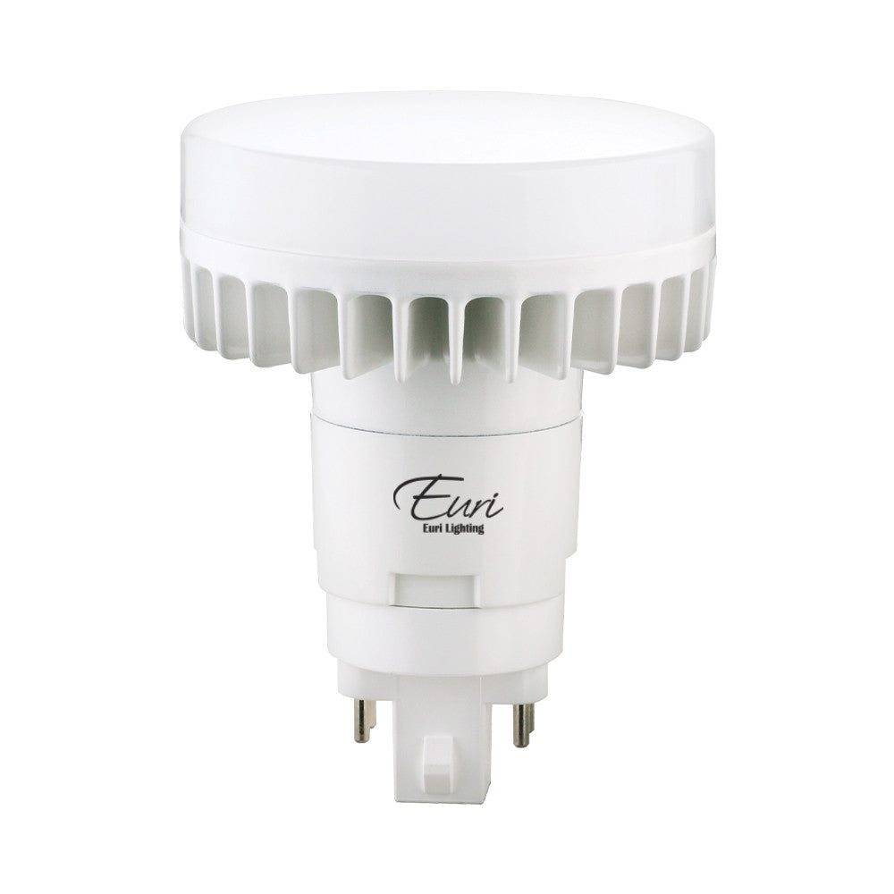 Euri Lighting EPL-2140Hv 12 Watt LED PL Retrofit Lamp 4000K Type A+B Hybrid G24Q 120-277V