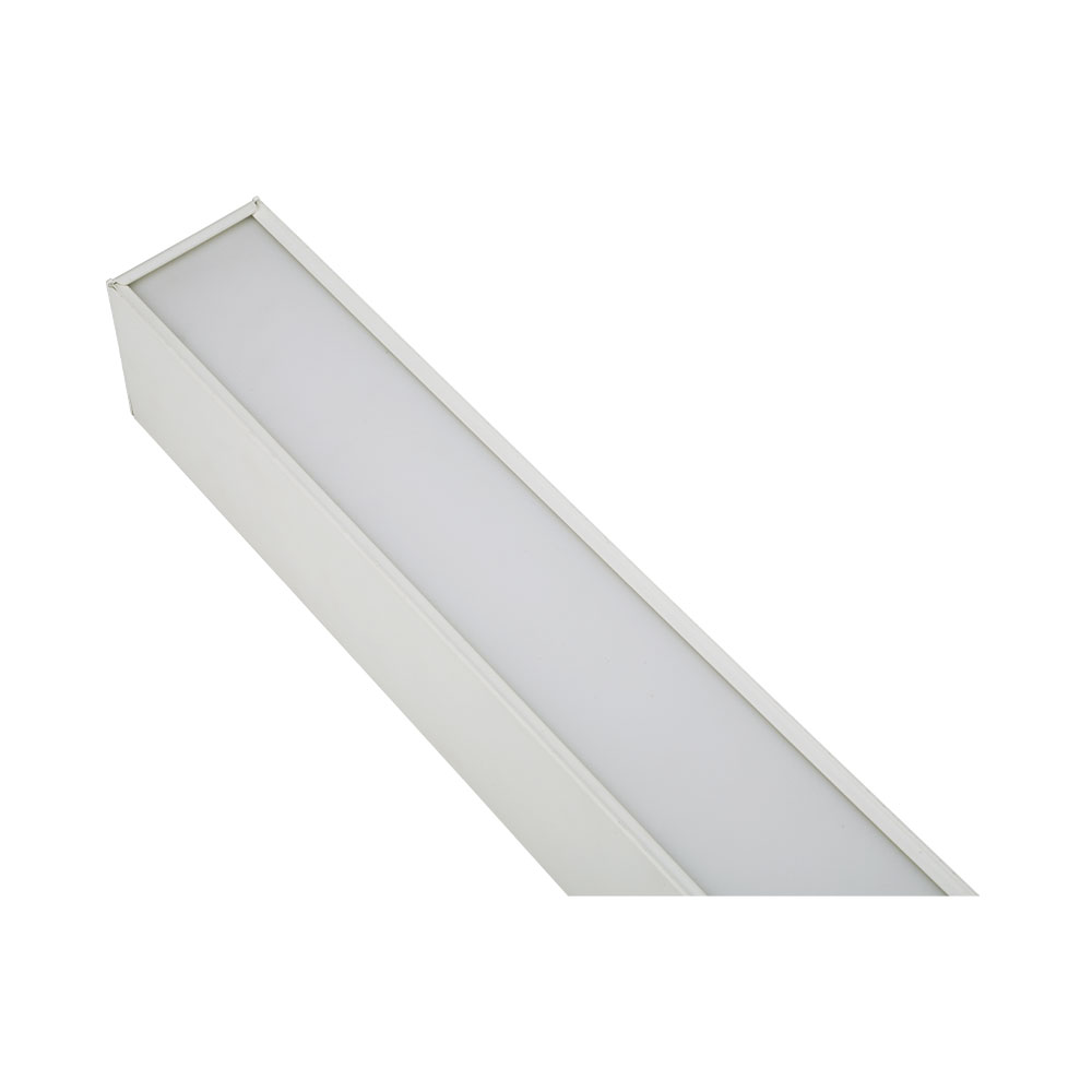 Euri Lighting EUD4-50W103sw-W 50W 4ft White LED Suspended Up & Down Light Gen2 30K/40/50K 120-277V