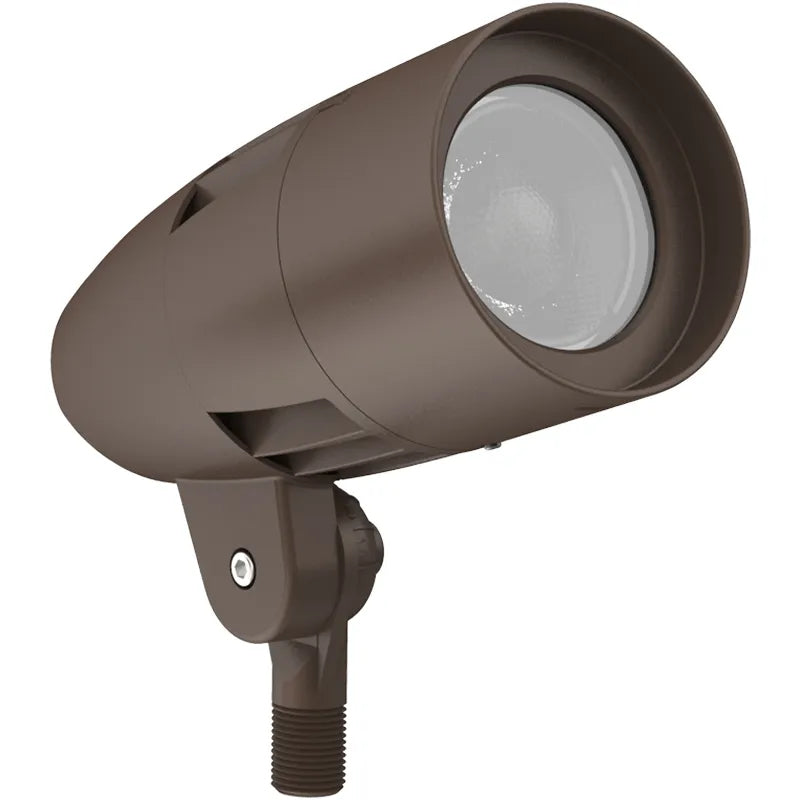 Westgate FLDXPRO-SM-5-15W-MCTPB-BR 5/10/15-Watt LED Bullet Flood Light Bronze Finish 30K/40K/50K 120-277V