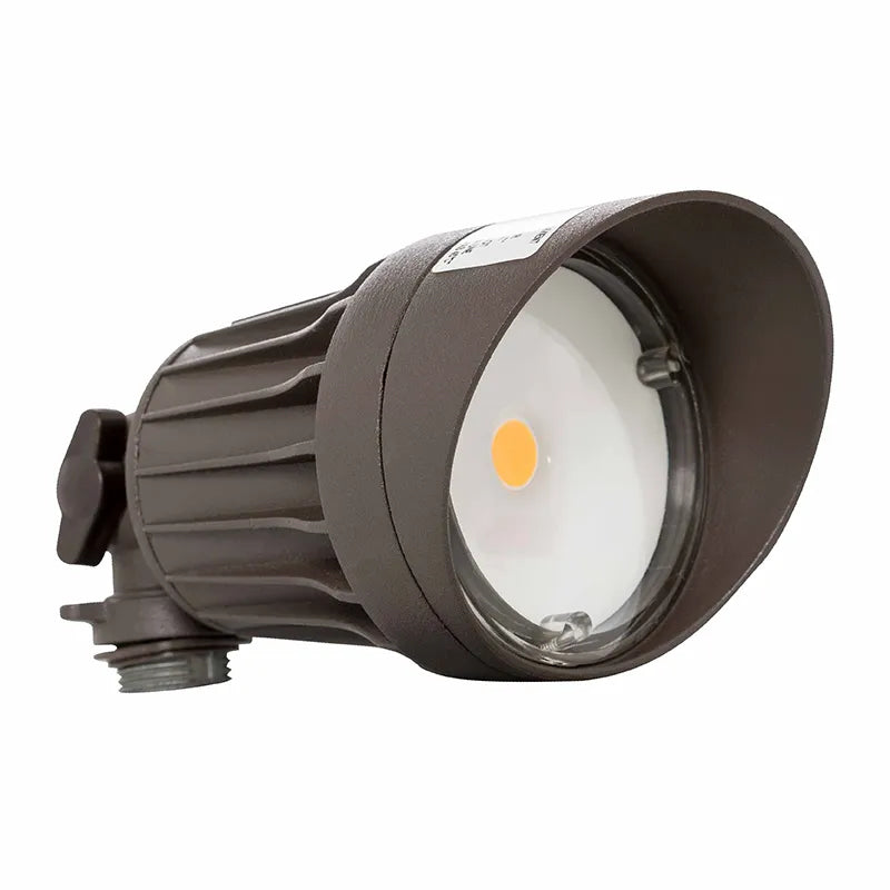 Westgate FLS-10W-50K-BR 10-Watt LED Weatherproof Round Flood Light 5000K Bronze Finish 120V