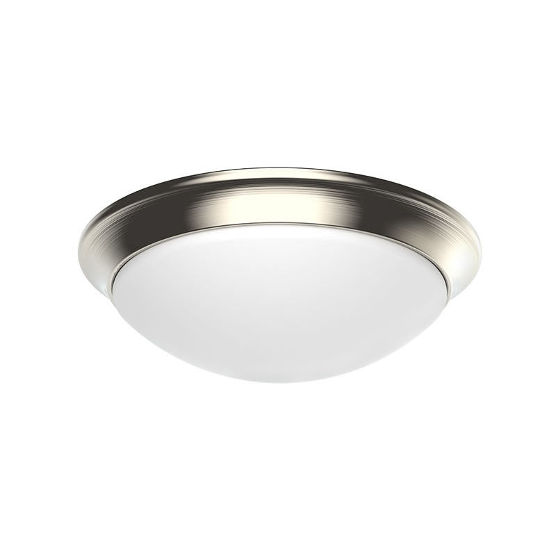 Westgate FMD-11-MCT5-BN 20W 11" LED Dome Flush Mount Fixture Brushed Nickel Finish 27K/30K/35K/40K/50K 120V