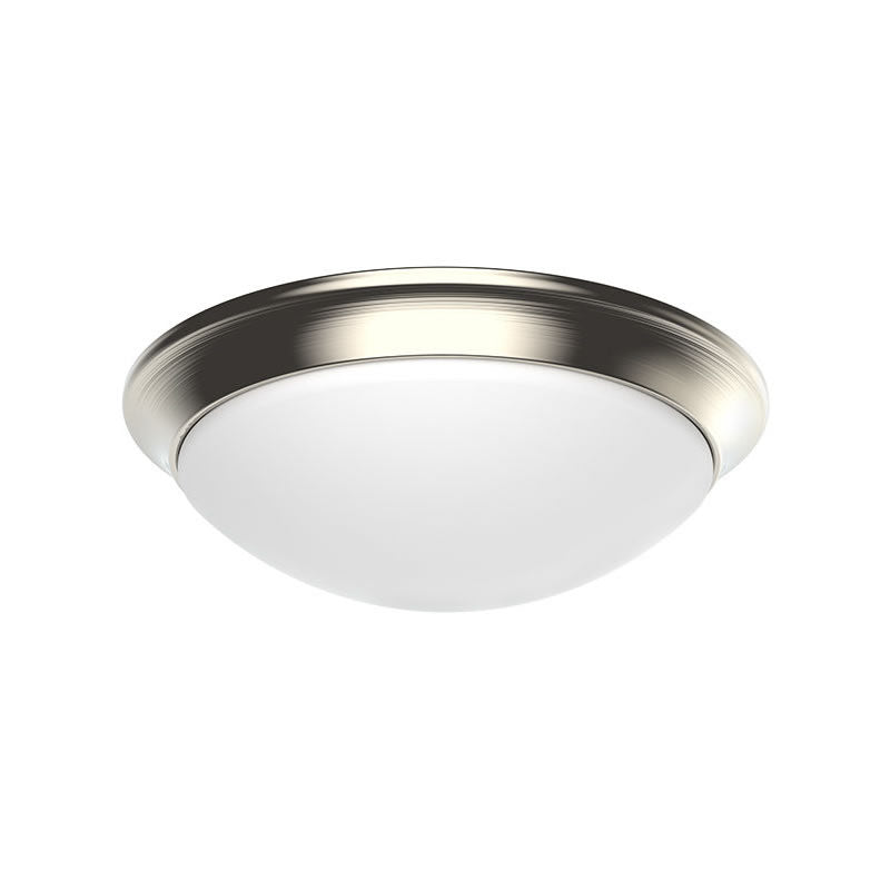 Westgate FMD-13-MCT5-BN 24W 13" LED Dome Flush Mount Fixture Brushed Nickel Finish 27K/30K/35K/40K/50K 120V