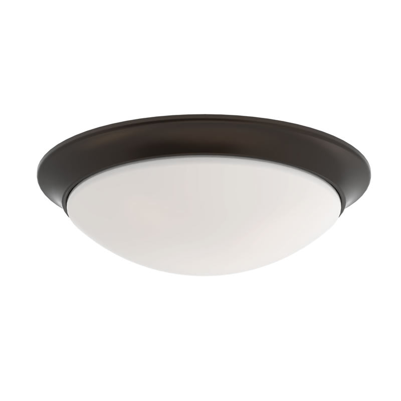 Westgate FMD-13-MCT5-ORB 24W 13" LED Dome Flush Mount Fixture Oil Rubbed Bronze Finish 27K/30K/35K/40K/50K 120V