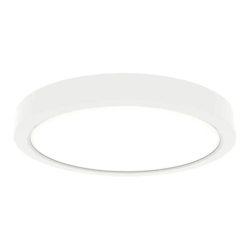 Westgate FMLS-R11-MCT5-DT 25W 11" LED Snap-In Flush Mount Fixture White Finish 27K/30K/35K/40K/50K 120V