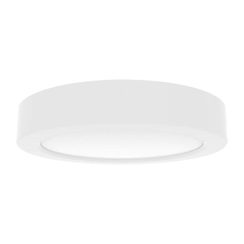 Westgate FMLS-R7-MCT5-DT 14W 7" LED Snap-In Flush Mount Fixture White Finish 27K/30K/35K/40K/50K 120V