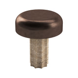 Kibun K70500 FLUTED COLUMN Rechargeable Cordless LED Table Lamp, 3-Levels Brightness Touch Sensor Control, Travertine / Chocolate Bronze