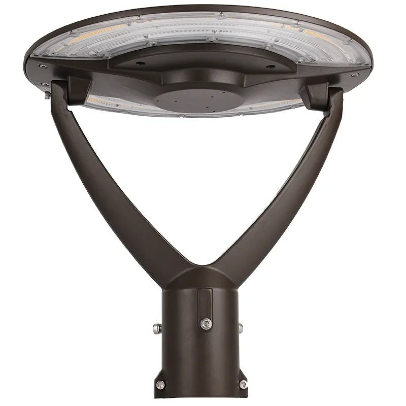 Westgate GPE-60-100W-MCTP 60W/80W/100W LED Adjustable Garden Post-Top Lights Bronze Fixture Fits 3" OD Pipes/Poles 30K/40K/50K 120-277V