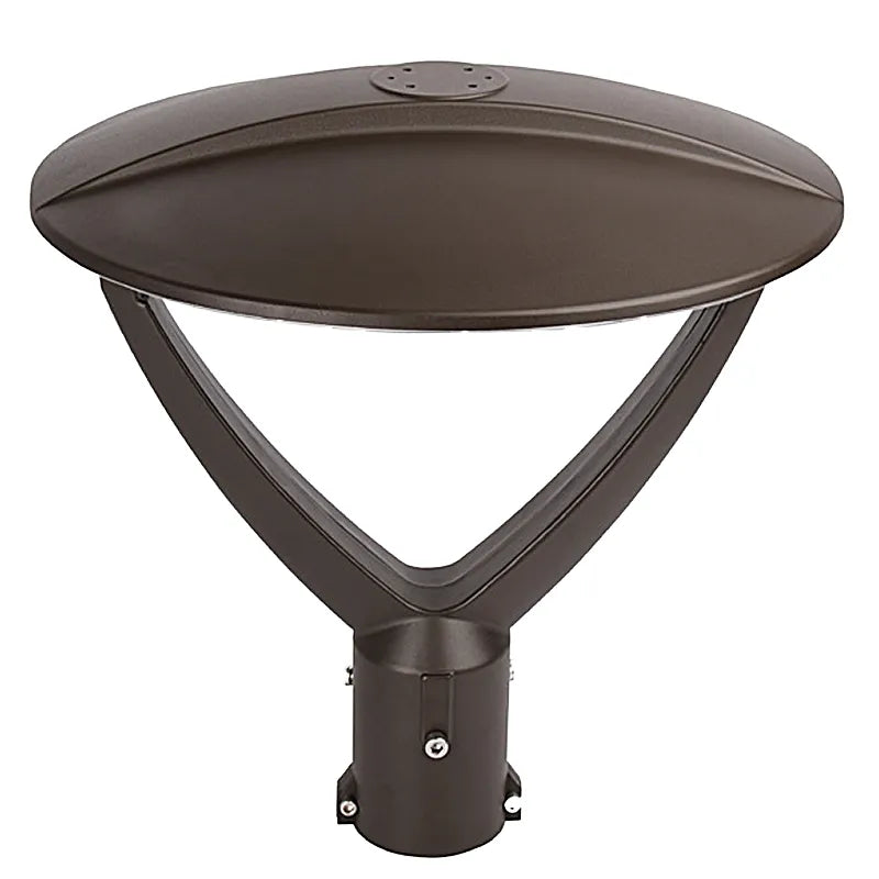 Westgate GPE-60-100W-MCTP 60W/80W/100W LED Adjustable Garden Post-Top Lights Bronze Fixture Fits 3" OD Pipes/Poles 30K/40K/50K 120-277V