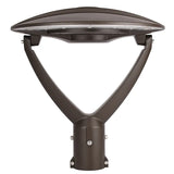 Westgate GPE-60-100W-MCTP 60W/80W/100W LED Adjustable Garden Post-Top Lights Bronze Fixture Fits 3" OD Pipes/Poles 30K/40K/50K 120-277V