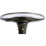 Westgate GPET-60-100W-MCTP 60W/80W/100W LED Adjustable Garden Post-Top Lights Bronze Fixture Fits 2-3/8" OD Pipes/Poles 30K/40K/50K 120-277V