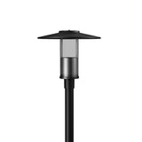 Westgate GPH-12-40W-MCTP-BK 12W/20W/30W/40W LED Top-Hat Post-Top Light Fixture Black Finish Fits 2-3/8" Poles 30K/40K/50K 120-277V