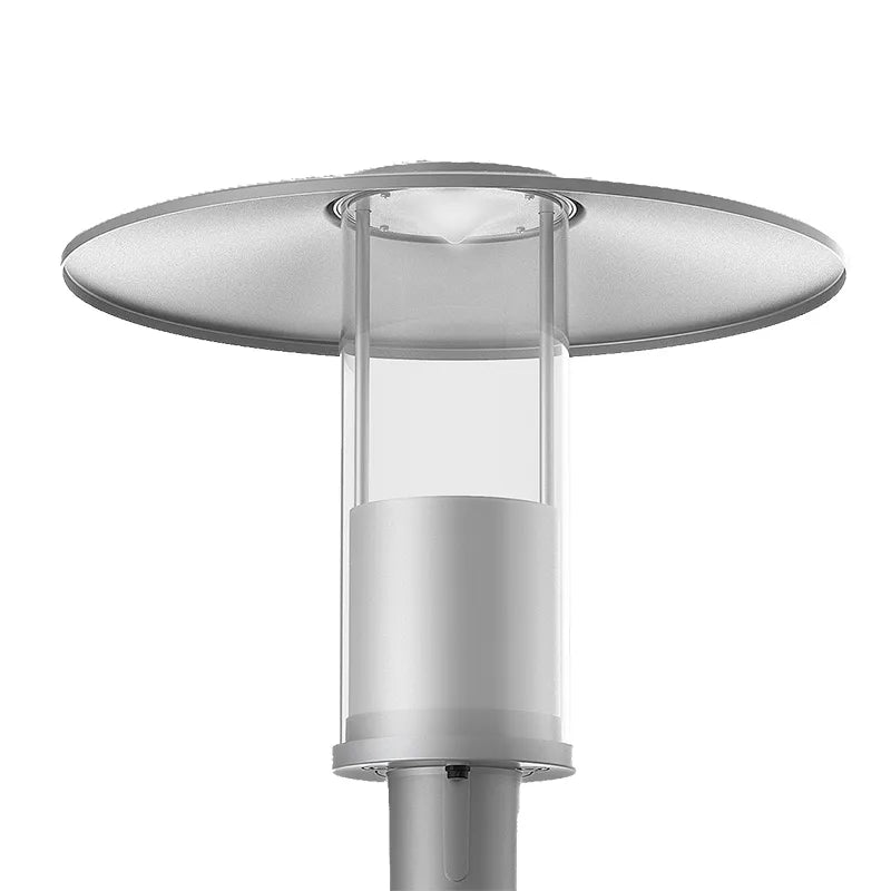 Westgate GPH-12-40W-MCTP-GY 12W/20W/30W/40W LED Top-Hat Post-Top Light Fixture Silver Grey Finish Fits 2-3/8" Poles 30K/40K/50K 120-277V