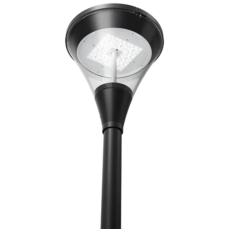 Westgate GPL-18-60W-MCTP 18W/30W/45W/60W LED Modern Lucite Post Top Fixture Black Finish 30K/40K/50K 100-277V