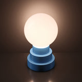Kibun K70204 GLOBE Rechargeable Cordless LED Table Lamp, 3-Levels Brightness Touch Sensor Control, Avalon