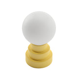 Kibun K70203 GLOBE Rechargeable Cordless LED Table Lamp, 3-Levels Brightness Touch Sensor Control, Citrone