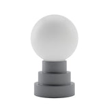 Kibun K70202 GLOBE Rechargeable Cordless LED Table Lamp, 3-Levels Brightness Touch Sensor Control, Iron