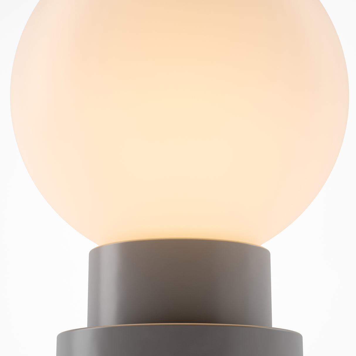 Kibun K70202 GLOBE Rechargeable Cordless LED Table Lamp, 3-Levels Brightness Touch Sensor Control, Iron