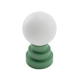 Kibun K70200 GLOBE Rechargeable Cordless LED Table Lamp, 3-Levels Brightness Touch Sensor Control, Moss