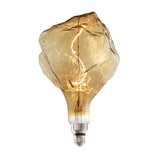 Bulbrite 776320 Bulbrite LED Grand Filament Nostalgic Glacier Shaped Light Bulb, 60 Watt Equivalent, Medium Base (E26),2000K, Antique