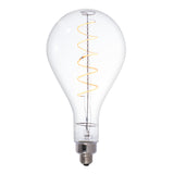 Bulbrite 776300 Bulbrite Grand LED Filaments PS52 Pear Shaped Oversized Light Bulb, 60 Watt Equivalent, Clear