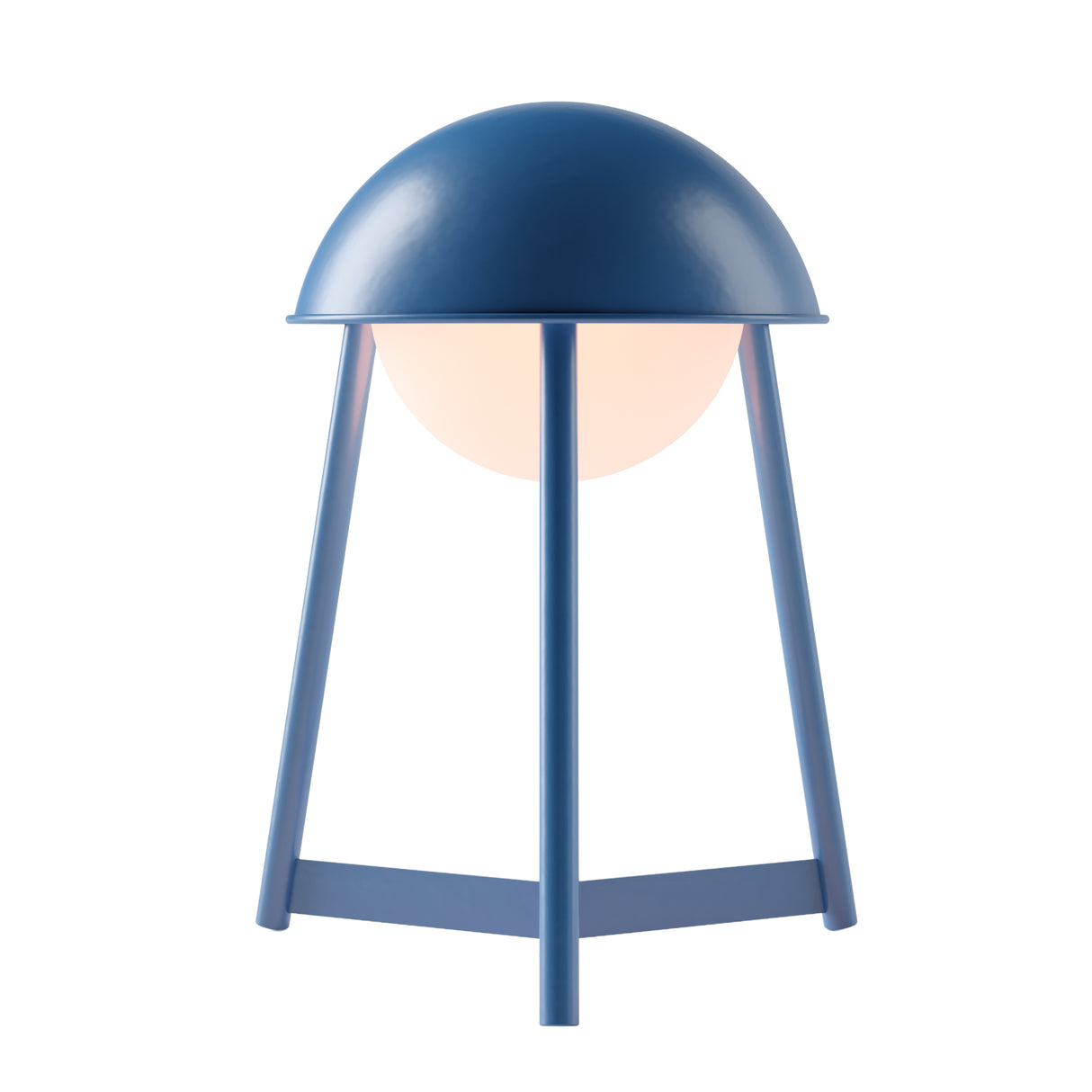 Kibun K70104 HELMET Rechargeable Cordless LED Table Lamp, 3-Levels Brightness Touch Sensor Control, Avalon