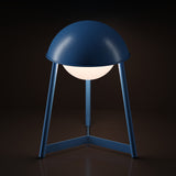 Kibun K70104 HELMET Rechargeable Cordless LED Table Lamp, 3-Levels Brightness Touch Sensor Control, Avalon