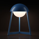 Kibun K70104 HELMET Rechargeable Cordless LED Table Lamp, 3-Levels Brightness Touch Sensor Control, Avalon