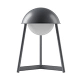 Kibun K70102 HELMET Rechargeable Cordless LED Table Lamp, 3-Levels Brightness Touch Sensor Control, Iron