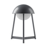 Kibun K70102 HELMET Rechargeable Cordless LED Table Lamp, 3-Levels Brightness Touch Sensor Control, Iron