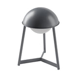 Kibun K70102 HELMET Rechargeable Cordless LED Table Lamp, 3-Levels Brightness Touch Sensor Control, Iron