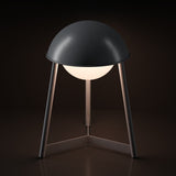 Kibun K70102 HELMET Rechargeable Cordless LED Table Lamp, 3-Levels Brightness Touch Sensor Control, Iron