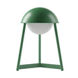 Kibun K70100 HELMET Rechargeable Cordless LED Table Lamp, 3-Levels Brightness Touch Sensor Control, Moss