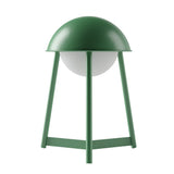 Kibun K70100 HELMET Rechargeable Cordless LED Table Lamp, 3-Levels Brightness Touch Sensor Control, Moss