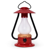 Kibun K80121 Bonfire Cordless LED Outdoor Table Lamp with Dimmer, Built-in Rechargeable Battery, 3-Level Brightness with Power Bank, Red