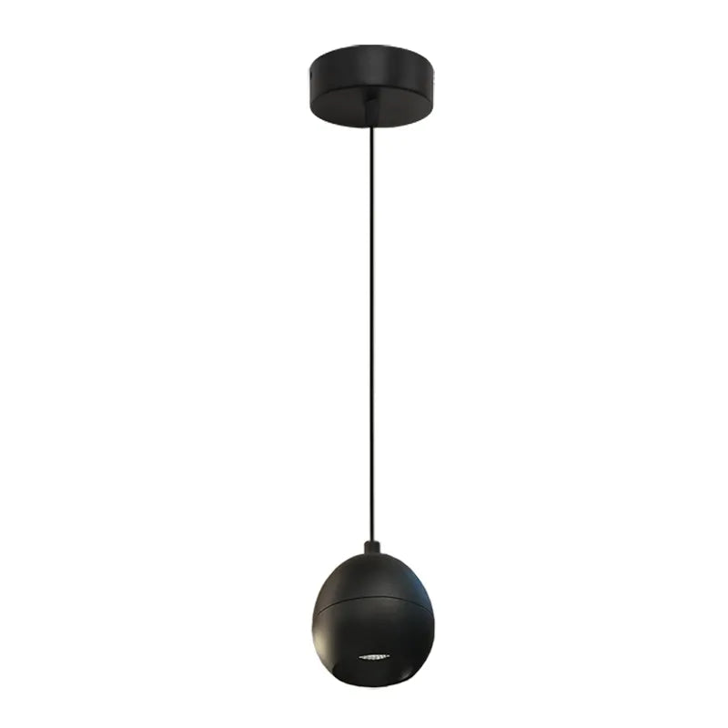 Westgate LCFK-MCTP-BK 6W/9W/12W LED Coconut Pendant Light Black Finish 30K/40K/50K 120V