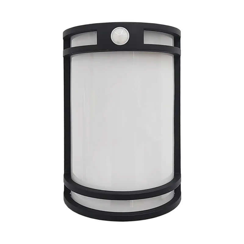 Westgate LDS-MCT5-DT-PIR-BK 15W 10-Inch LED Decorative Wall Sconce Black Finish PIR Sensor 27K/30K/35K/40K/50K 120V