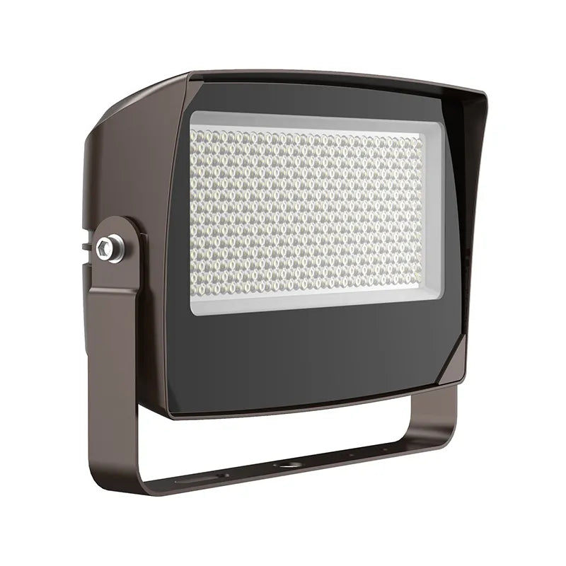 Westgate LF4MAX-LG-75-150W-MCTPB-TR-P 75W/100W/150W LED Round-Back Flood Light U-Bracket Mount 30K/40K/50K 120-277V