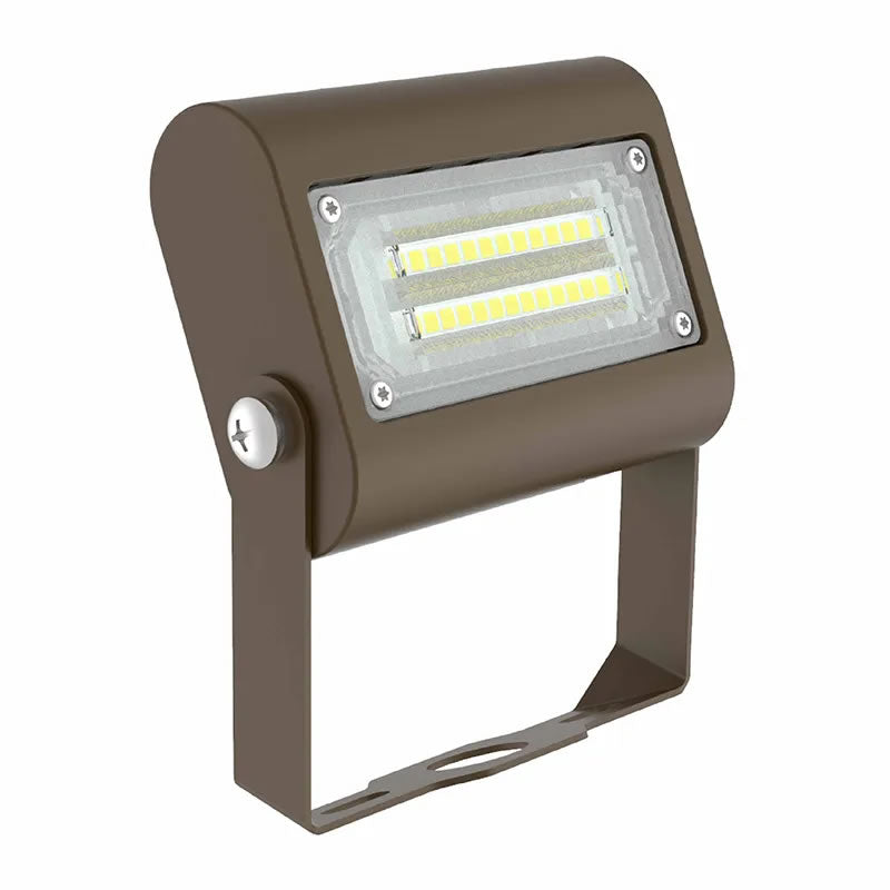 Westgate LFX-XS-15W-50K-TR 15-Watt LED Extra Small Flood Light 5000K Dimmable U-Bracket Mount 120-277V