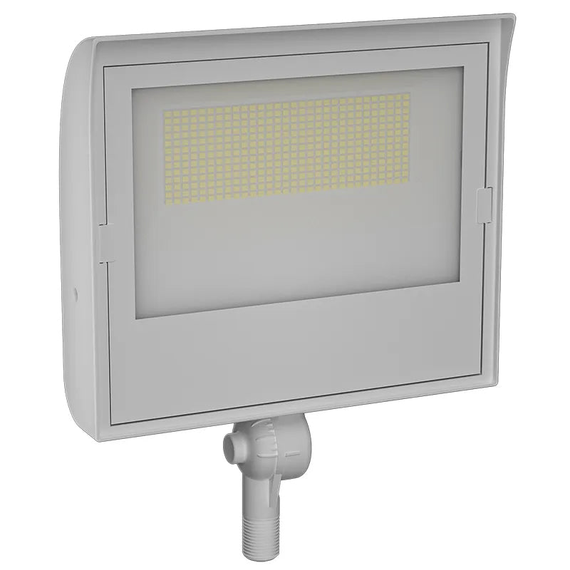 Westgate LFXE-MD-50-100W-MCTP-KN-P-WH 50/80/100-Watt LED Flood Light 30K/40K/50K Photocell 1/2" Knuckle White Finish 120-277V