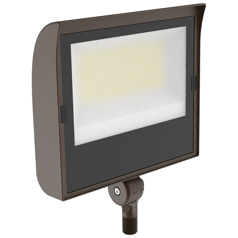 Westgate LFXE-MD-50-100W-MCTP-KN-P 50/80/100-Watt LED Flood Light 30K/40K/50K Photocell 1/2" Knuckle Bronze Finish 120-277V