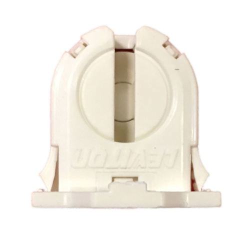 LH0049 Unshunted, rotary locking, push fit T8 only lamp holder/socket with out stop