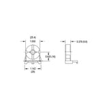 LH0049 Unshunted, rotary locking, push fit T8 only lamp holder/socket with out stop