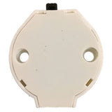 LH0080 Unshunted, rotary locking, straight insertion, locking catch lamp holder/socket