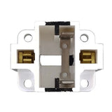 LH0227 13w GX23, GX23-2 2 pin CFL lamp holder/socket with 4 hole vertical mounting