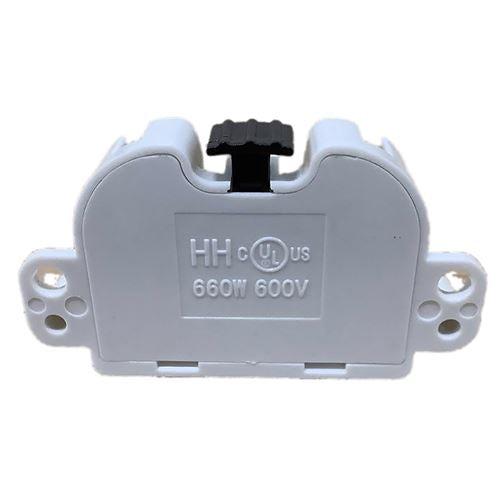 LH0325 2G11 base CFL horizontal lamp holder/socket with 2 hole mount and press release