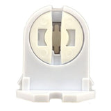 LH0847 Unshunted, rotary locking, T5 miniature bipin lamp holder/socket with push fit or screw down mounting