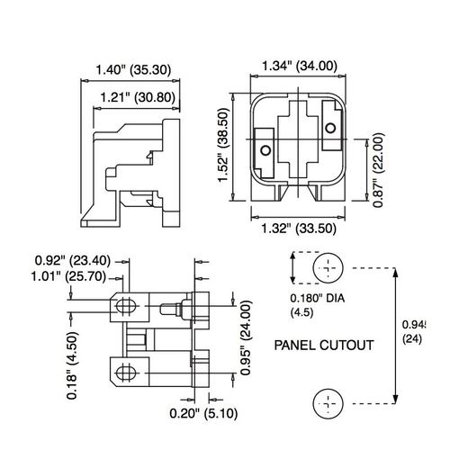 LH1083 Non-indexed G24q/GX24q - 4-pin CFL - 75w - 600v